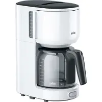 Braun Cafetière à filtre KF 3100 Blanche