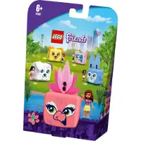 LEGO 41662 Cubes magiques Friends Mini set de cubes flamants roses d'Olivia série 4, jouets de voyage à collectionner