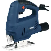 Ferm Scie sauteuse - JSM1030 - 550W - 3000 RPM - 230V - Réglable - Lame de scie et adaptateur pour aspirateur inclus