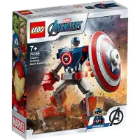 LEGO 76168 Marvel Avengers Captain America Mech Set, figurine pour garçons et filles à partir de 7 ans