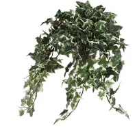 Mica Decorations Plante artificielle Hedera ivy verte en pot céramique L45 x L25 x H25 cm - Plantes artificielles/plantes néon avec fleurs