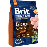 Brit Premium By Nature Sport - Poulet pour chiens actifs - 3 kg