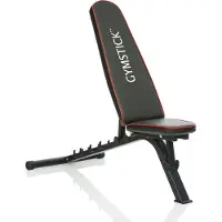 Gymstick Adjustable Bench Fitness Noir