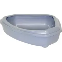 Moderna Litière Pour Chat Corner Tray + Rim