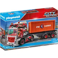 Playmobil City Action 70771 Camion avec remorque