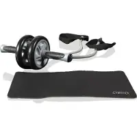 Gymstick Ultimate Exercise Ab Roller Noir