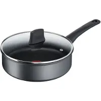 Tefal Easy Chef Hapjespan - 24 cm + deksel, Poêle + casserole, Gris