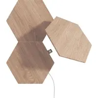 Nanoleaf Elements Wood Look Hexagons Expansion Lot de 3