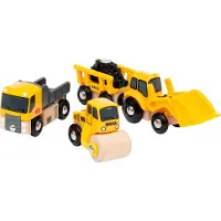BRIO Construction Vehicles (33658) Jaune Enfants