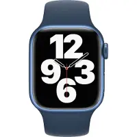 Apple Watch 38/40/41 mm Bracelet Sport en Silicone Bleu Abysse