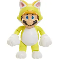 Jakks pacific Nintendo Super Mario Figur Cat Mario avec Superball, 10 cm