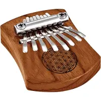 Meinl Mini Kalimba 8 notes flower of life Red Zebrawood