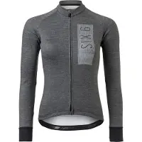 Agu Maillot de Cycliste AGU Femme Six6 Merino II Black-M