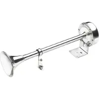 VETUS Simple Electric Marine Horn High Pitch 24v Argenté