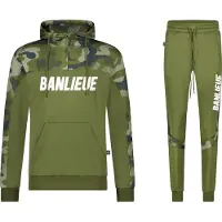 Banlieue Salopette 3D avec logo en relief et imprim? camouflage