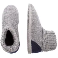 Giesswein Pantoufle 'Kramsach' gris chiné / noir