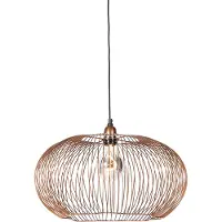 QAZQA Suspension industrielle en cuivre 49 cm - Finn