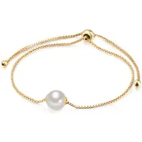 Valero Pearls Bracelet or / blanc perle