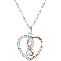 Rafaela Donata Chaîne or rose / argent