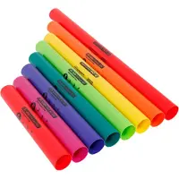BoomWhackers Tuned Percussion Tubes C Major Diatonic Scale Set (8)