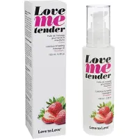 Love to love Huile de Massage Chauffante et Gourmande Fraise 100ml