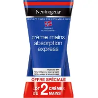 Neutrogena Crème Mains Hydratation Instantanée Peaux sèches 2x75 ml 2x75 ml Crème