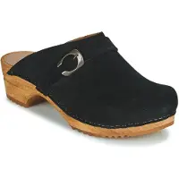Sanita Klomp Sanita Women Wood Hedi Open Black-Schoenmaat 40