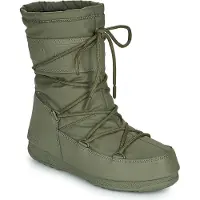 Moon Boot Bottes de Neige Moon Boot Women Mid Rubber WP Kaki-Taille 40