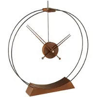 Nomon Aire Horloge sur Pied Black Fiberglass, Ash Wood with Walnut Finished