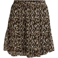 Vila Jupe 'VIFalia' beige / marron / noir