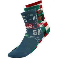 Urban Classics Chaussettes Ho Ho Ho Christmas 3 Paires