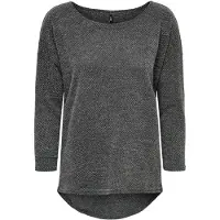 ONLY Pull-over 'ONLAlba' gris chiné