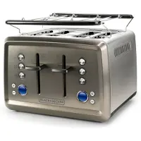 Black & Decker Grille-pain ànumérique Black and Decker BXTO1960E 1960 W avec 3 fonctions