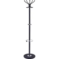 Springos Porte manteaux, Parapluie Stand 176 cm - Noir