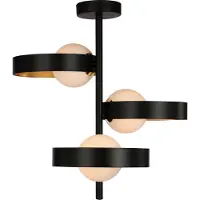 LumenXL Lampe à suspension moderne en verre dépoli - James