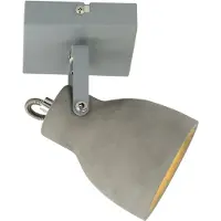 LumenXL Plafonnier moderne en béton gris - Brutus