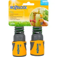 Hozelock Lot de 2 raccords rapide pour tuyaux 12,5, 15 cm BLISTER
