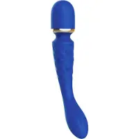 Bodywand Luxe 2-Way Vibro Masseur 25 cm Bleu