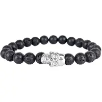 Steel & Barnett SBB/002 - Bracelet pour homme - noir - Taille M