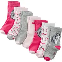 Bonprix Lot de 7 paires de chaussettes enfant avec coton