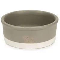Designed By Lotte Joa - Gamelle pour chien - Céramique - Gris - 20x20x7.5 cm