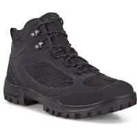 Ecco Bottines à lacets 'Xpedition' noir / blanc cassé