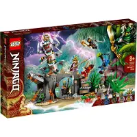LEGO 71747 NINJAGO Le village des gardiens, set de construction, avec les minifigurines Ninja Cole, Jay et Kai, jouet à partir de 8 ans