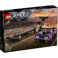 LEGO speed champions 76904 mopar dodge // srt top fuel dragster et 1970 dodge challenger t/a