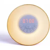 Livoo Réveil simulateur de lever de soleil 17 cm Beige