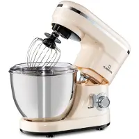 Klarstein Bella Mini batteur 1200 W 6 vitesses 4 litres inox fonction pulse