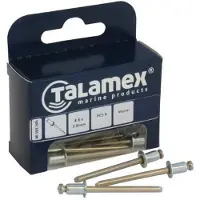 Talamex Rivet Monel 6 Units Rouge 4.8 x 12.5 mm