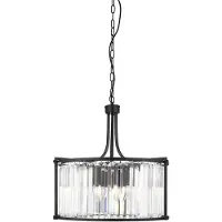 Searchlight Lustre classique noir Victoria