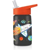Crocodile Creek Bouteille en Tritan Crocodile Creek Space Explorer - 450 ml
