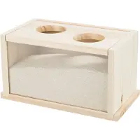 Trixie Bac A Sable Souris Et Hamster En Bois 20 X 12 X 12cm
